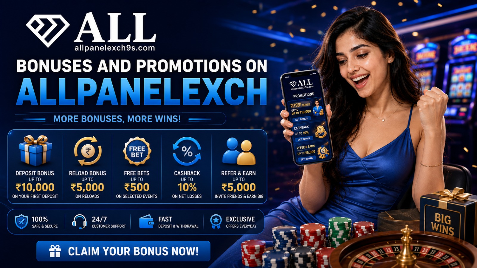 Allpanelexch Bonuses and Promotions
