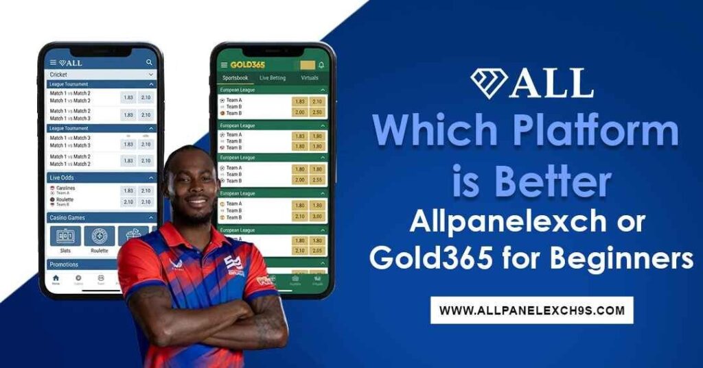 Allpanelexch or Gold365 comparison guide showing key platform differences for beginners