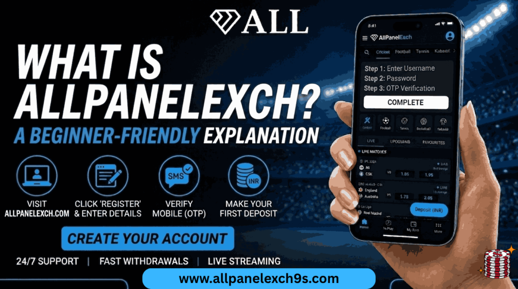 AllPanelExch betting exchange platform overview with ID and gameplay features