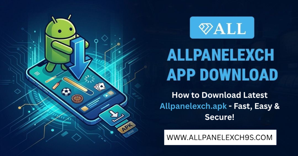 Allpanelexch.apk download guide showing a simple and secure installation process