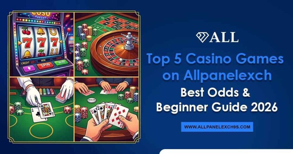 Top 5 casino games on Allpanelexch beginner guide 2026 showing game insights and platform overview